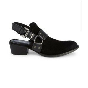 SPLENDID CONRAD BLACK SUEDE BOOTIES 8